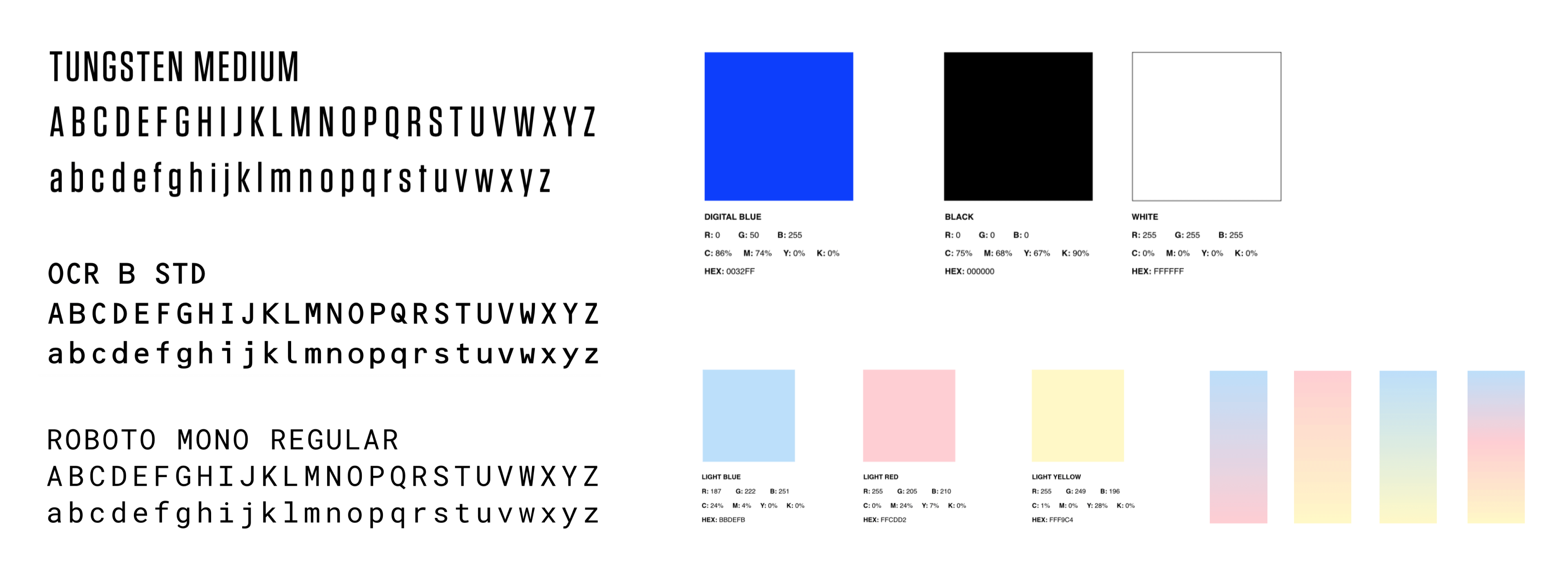 RCMA Typography & Color